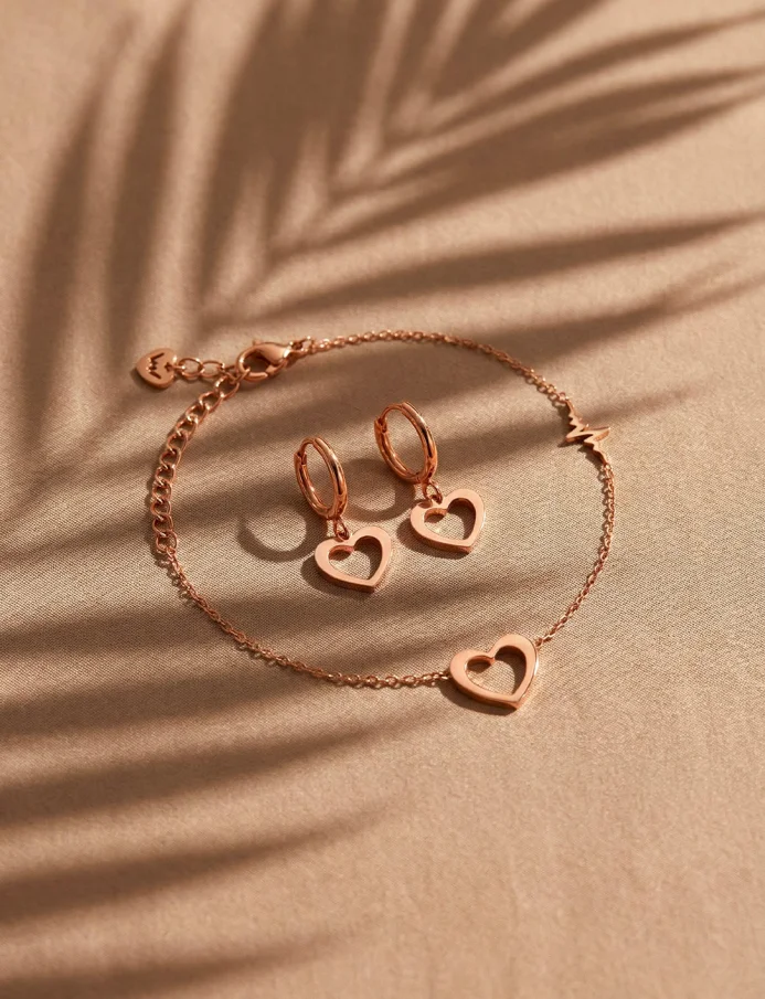 Cercei Glimmer Rose Gold