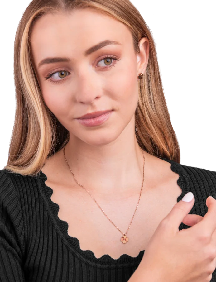 Colier Fouria Rose Gold
