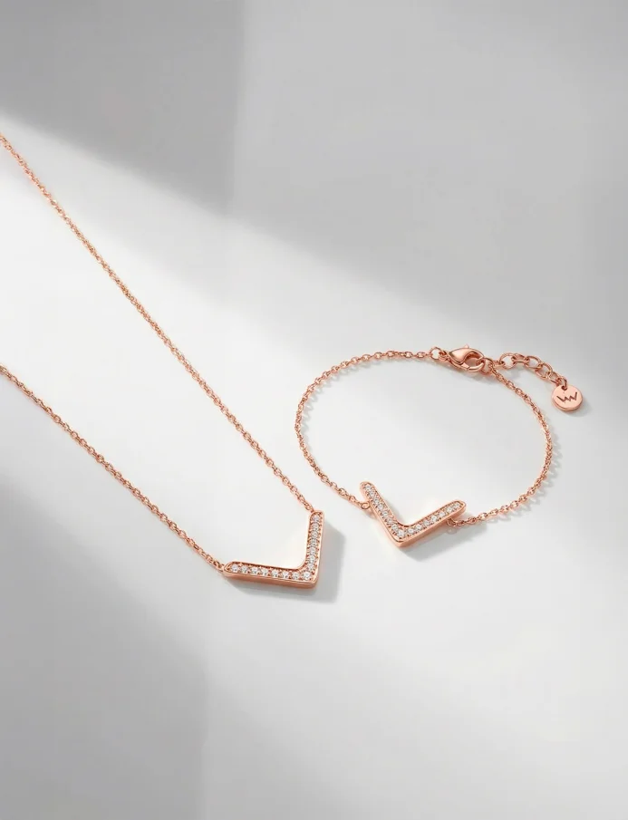Colier Amelora Rose Gold