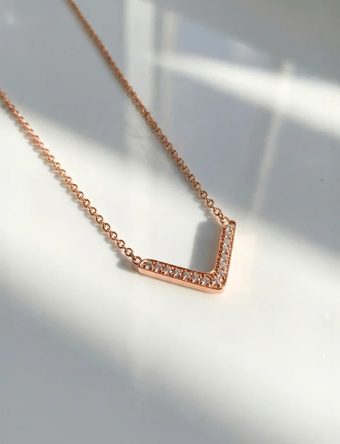 Colier Amelora Rose Gold