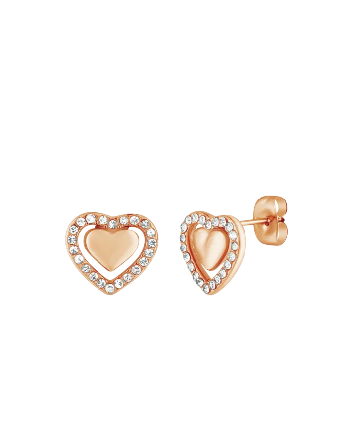 Cercei Lunira Rose Gold