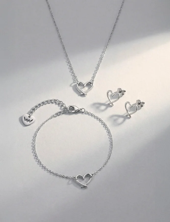Colier Emery Silver