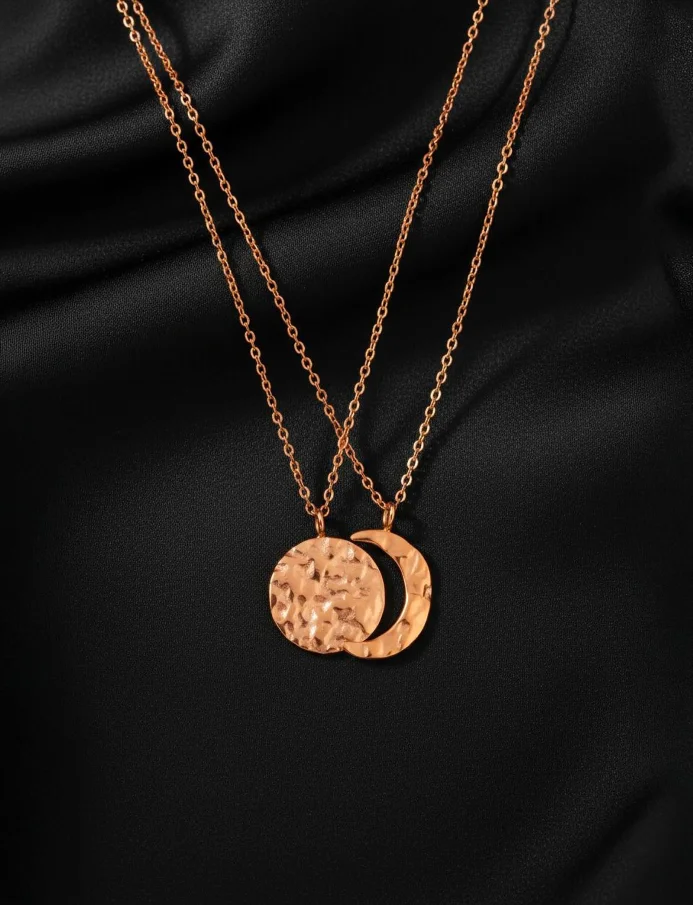 Colier Lunara Rose Gold