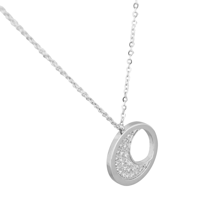 Colier Moon Silver