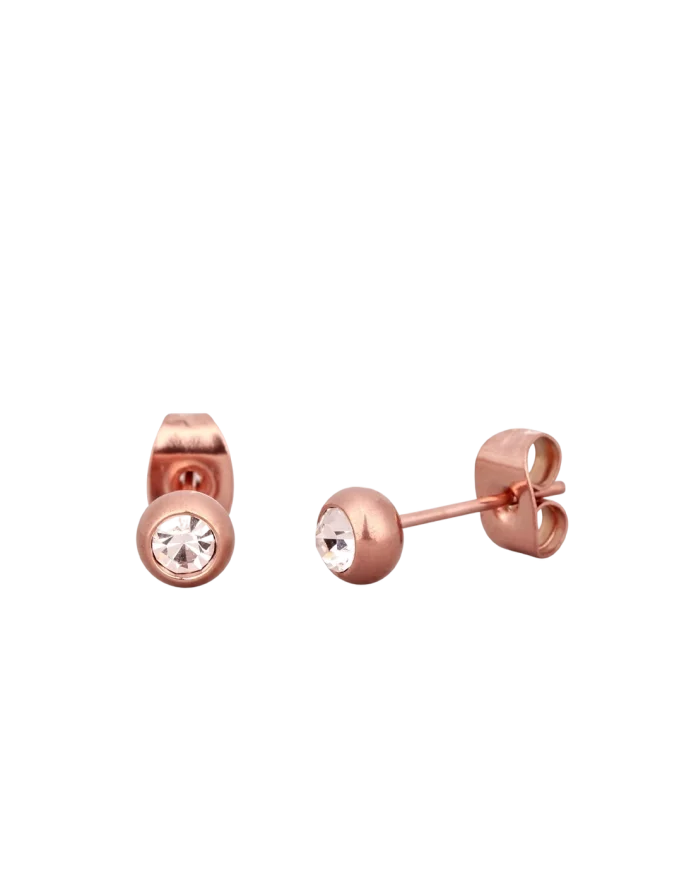 Cercei Gem Rose Gold