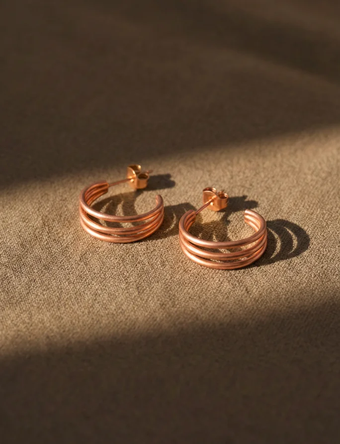 Cercei Elegy Rose Gold