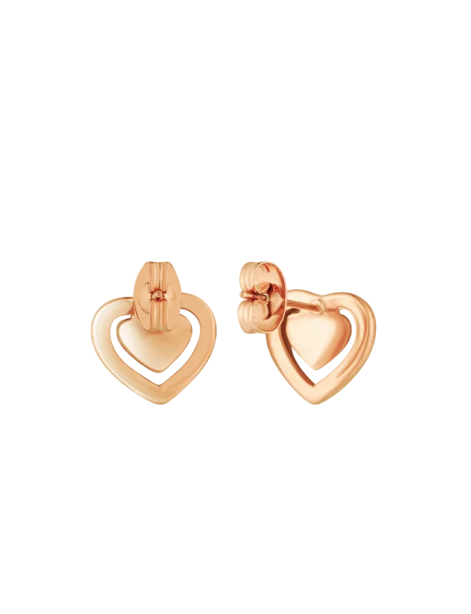 Cercei Lunira Rose Gold