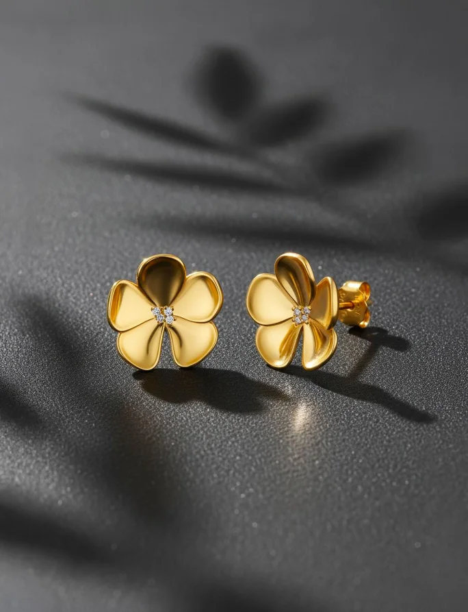 Cercei Floret Gold