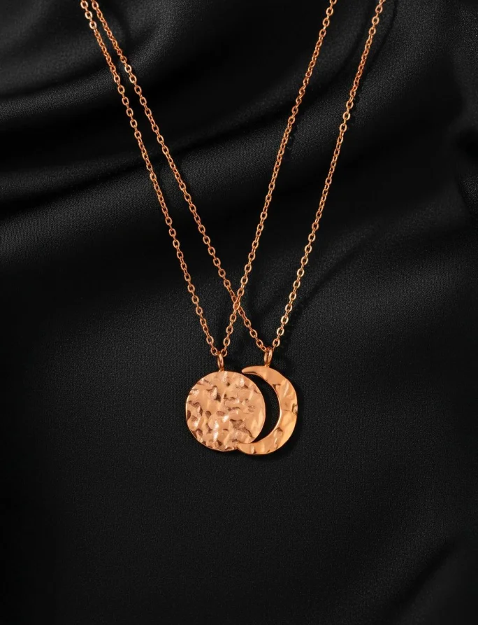 Colier Lunara Rose Gold