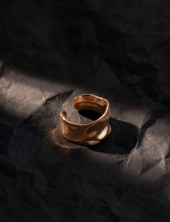 Cercei Obsid Rose Gold