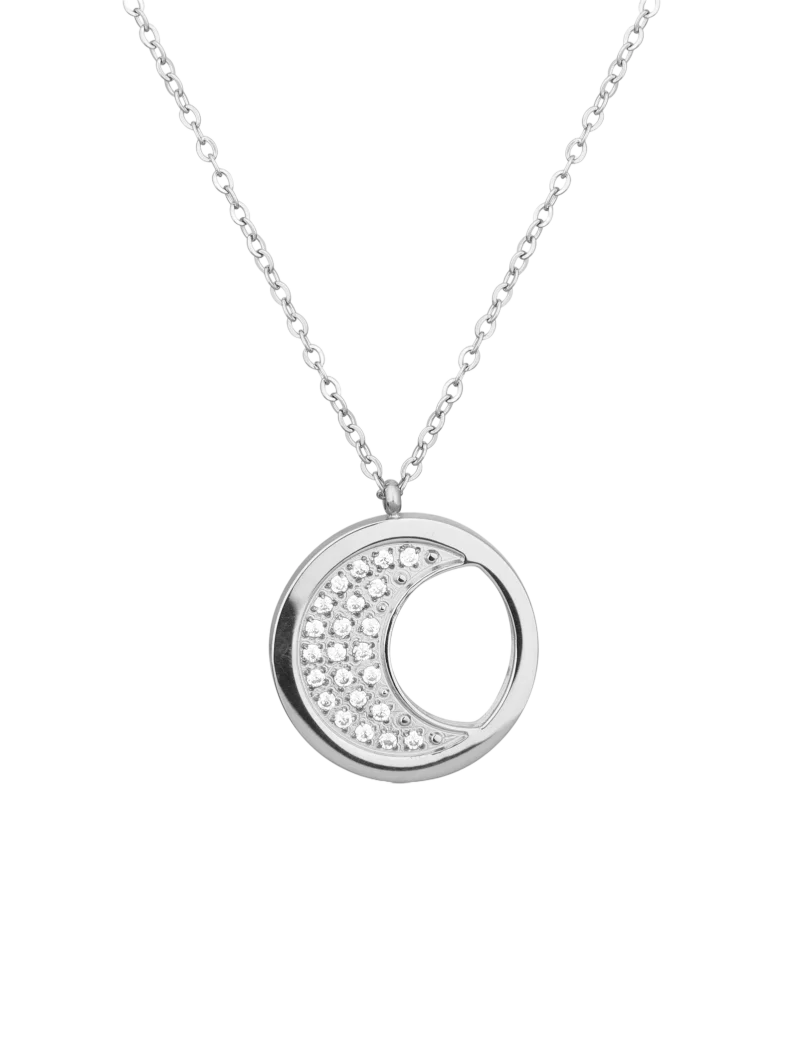 Colier Moon Silver