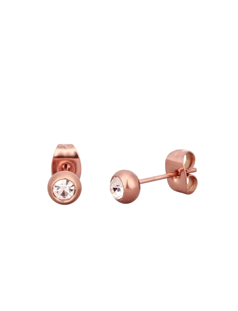 Cercei Gem Rose Gold