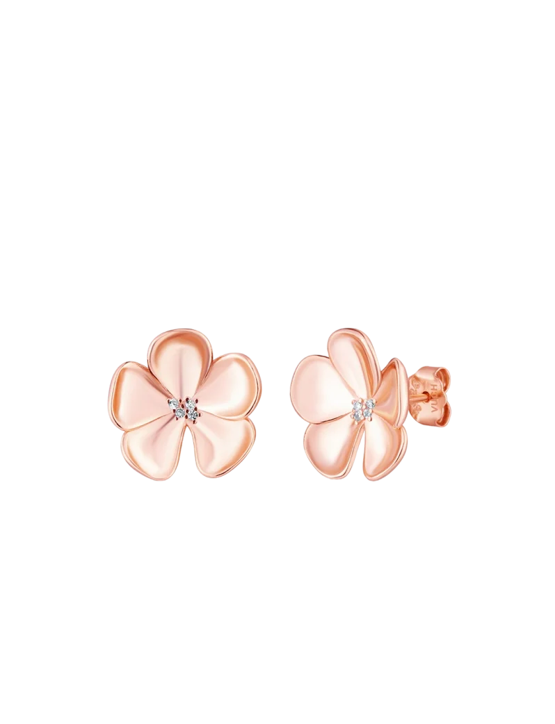 Cercei Floret Rose Gold