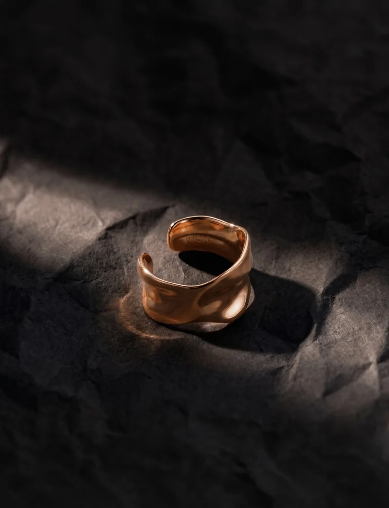 Cercei Obsid Rose Gold