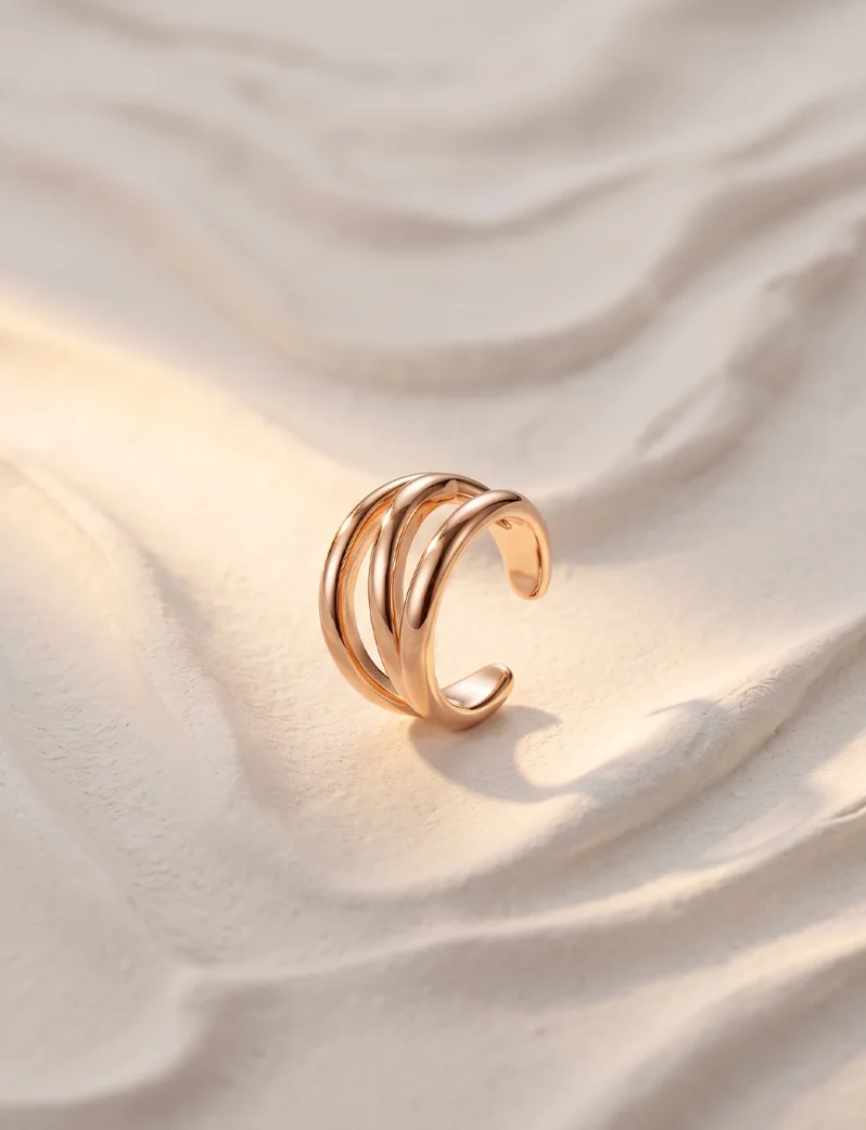 Cercei Rift Rose Gold