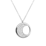 Colier Moon Silver