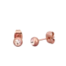Cercei Gem Rose Gold
