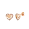 Cercei Lunira Rose Gold